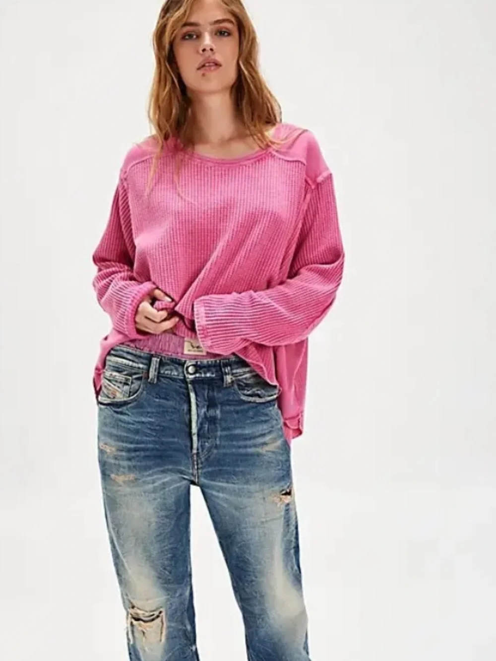 Free People Blake Thermal Top NWT